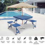 Same Code 56747377 Siamese Folding Tables and Chairs-Plastic PS Thickening - Image 7