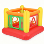 3-in-1 Inflatable Bounce House, Thick PVC Kids Jumping Castle with Visible Wall, Indoor Outdoor Blow Up Play House Gift for Children Age 3+ - Image 5