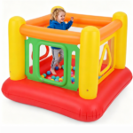 3-in-1 Inflatable Bounce House, Thick PVC Kids Jumping Castle with Visible Wall, Indoor Outdoor Blow Up Play House Gift for Children Age 3+ - Image 8