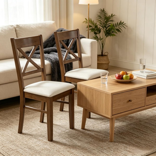 99878498_1 2 pcs Dining chair Only chairs - Image 1