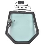 Front Door Frame & Window Assembly with Wiper + Motor Replacement for Bobcat S130 S150 S160 S175 S185 T110 T140 T180 T190 T200 - Image 3