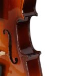 New 1/2 Acoustic Violin Case Bow Rosin Natural - Image 14