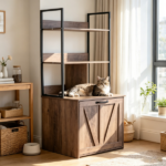 Wooden Cat Box Cabinet - Image 6