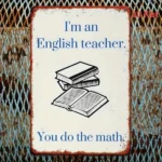 CIFbuy English Teacher Vintage Metal Sign Teaching Phrases Iron Wall Decor Home Cafe Garage Ideal Educator Gift (TikTok, temu pick-up service) - Image 6