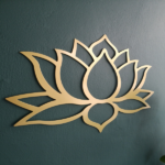 CIFbuy Stunning Large Lotus Metal Wall Art – Modern Living Room Decor & Fabulous Bridal Shower Gift.Wall Sculptures-cif buy(TikTok/temu self-pickup orders) - Image 21
