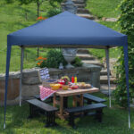 3 x 3m Two Doors & Two Windows Practical Waterproof Right-Angle Folding Tent Blue - Image 50