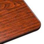 Multifunctional Adjustable Bedside Table MDF + Iron Movable Sofa Side Table 4-Wheeled Small Computer Desk with Brakes 26.5*16.5*27~44in Dark Wood Grain Color - Image 29