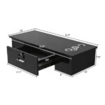 Classic Salon Wall Mount Styling Station Beauty Salon Spa Locking Cabinet Black - Image 7