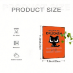 CIFbuy 1pc Funny Cat Metal Wall Art Retro Iron" Sign, German Humorous Quote Lass Dich Mal Drücken, 2D Flat Decor For Home Bedroom, 2D Flat Decor For Home Bedroom, 7.87x Retro Iron Sign,ikTok, Retro Iron Sign,ikTok, t Self-pickup Logiopics