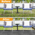 Plastic Interlocking Deck Tiles, 27 Pack, 11.8"x11.8" Waterproof Flooring Tiles for Indoor and Outdoor, Patio Floor Decking Tiles for Porch Poolside Balcony Backyard, Dark Grey - Image 8
