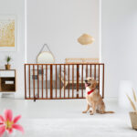 The Wooden Dog Fence Brown - Image 7