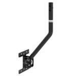 G01 Universal 180°Adjustable TV Antenna J-Pole Aerial Bracket Black - Image 2
