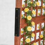 Wooden Planter with Trellis, 50" Tall Elevated Garden Bed Outdoor with Wheels, Freestanding Planter Box with Drainage Holes for Flower, Vegetable, Fruit, Herb in Garden, Patio, Balcony - Image 12
