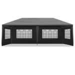 Same Code 74593042 Same Code 39118565 10'x20' Outdoor Party Tent with 6 Removable Sidewalls, Waterproof Canopy Patio Wedding Gazebo, Black - Image 6