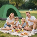 3-4 Person Camping Dome Tent Army Green - Image 9