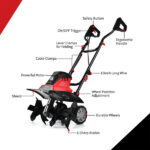 17-Inch Electric Tiller and Cultivator - Image 4