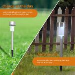 10pcs 5W High Brightness Solar Power LED Lawn Lamps with Lampshades Seven Color - Image 8