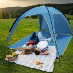 Beach Tent Sun Shelter UPF50+ UV Protection, 6.9x6.9ft Beach Canopy Tent for 4-6 Adults, Portable Outdoor Sun Shade Tent with Carry Bag - Image 7