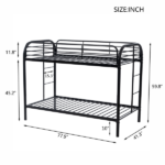 Twin over Twin House Bed - Image 9