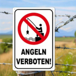 CIFbuy 1pc Metal Sign No Fishing Allowed, 8x12 Inch Outdoor Wall Art, 2D Flat Decorative Plaque For Garden Patio, Unframed Hanging Deco TikTok, TikTok, ecorative Plaque For Garden Patio Self-pickup Logiopics - Image 8