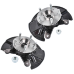 Pair Front Steering Knuckle & Hub Bearing Assembly Replacement for Honda Civic 2012 1.5 1.8L - Image 7