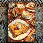 CIFbuy Vintage French Breakfast Metal Sign 8x12 Inch, Rustic Farmhouse Kitchen Decor Crepes Coffee Berries Tin Wall Art, Antique Home C TikTok, TikTok, Decor Crepes Coffee Berries Tin Wall Art Self-pickup Logiopics - Image 3