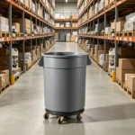  500lbs Heavy Duty Trash Can Dolly (2-Pack), Round Roller Base with 4 Lockable Wheels for 20, 32, 44, 55 Gallon Cans(Excluding trash cans) - Image 6