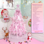 5FT Christmas tree pink - Image 4