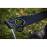 (2Pack) Quad Folding Camp Chair with Cup Holder, Black (Shipment from Walmart) - Image 2