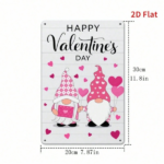 CIFbuy Pink Elf Valentine Metal Plaque Sign, Vintage 2D Flat Print Wall Art, Waterproof Rustproof Home Bedroom Decor, Fun Holiday Gift TikTok, TikTok, terproof Rustproof Home Bedroom Decor Self-pickup Logiopics - Image 8