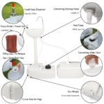 Same Code 17634047 CHH-7701 562 Portable Removable Outdoor Hand Sink with 24L Recovery Tank - Image 8