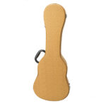 Replace 77197354 26" Top Grade Tenor Leather Ukulele Case Yellow - Image 3