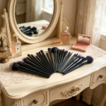 25pcs Makeup Brush Concealer Blush Foundation Eyeshadow Make Up Brush Makeup tools Black (US Logistics only For USPS.TK/TMEU only For self-pickup) - Image 13
