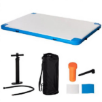 10 X 7ft Large Inflatable Floating Dock Mat Raft Island with Air Pump And Backpack for Pool Beach Ocean White - Image 2