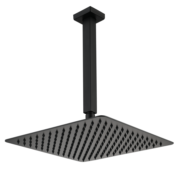 16" Matte Black Bathroom Luxury shower head