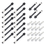 34Pcs Engine Cylinder Head Bolts for Chevrolet GMC C1500 C2500 Cadillac Escalade 5.7L ES72856 - Image 3
