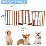 The Wooden Dog Fence Brown - Image 9