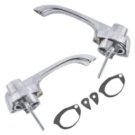 2x Chrome Exterior Door Handles Fits for Chevy Camaro Pontiac Firebird 1967-1969 - Image 6