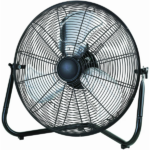 US Standard MLD-400 Barrel Fan 110V 192W 16inch Floor Barrel Fan Mobile Fan with Handle Copper Motor Orange-Yellow Air Circulation Industrial Fan - Image 12