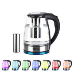 HD-1861-A 110V 1200W 1.8L Electric Glass Kettle US Plug - Image 11