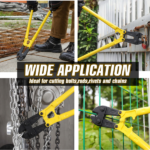 42" Heavy-Duty Medium Bolt Cutter for Fence, Steel Wire, Chain, Screws, Rivets & Medium Padlocks, Ergonomic Soft Rubber Grip Handle - Image 11
