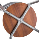 Same Code 35204938 Brown Wood Grain PVC Breakfast Table (One Table and Two Chairs) - Image 19