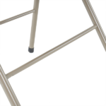 4pcs Elegant Foldable Iron & PVC Chairs for Convention & Exhibition Light Brown - Image 10