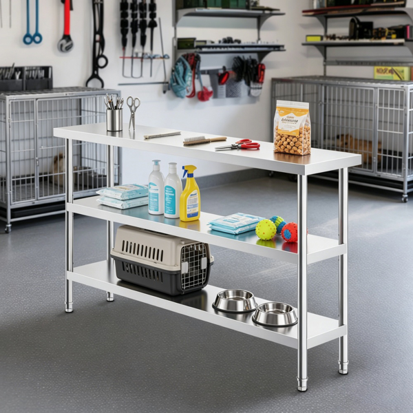 Stainless Steel Prep Table ﻿