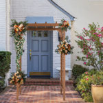 [Same Code 70748191]152*60*215cm Beautiful And Practical Flat-Topped Wooden Arch Garden Arch Dark Brown - Image 14