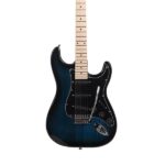[Do Not Sell on Amazon] GST Stylish Electric Guitar Kit with Black Pickguard Dark Blue - Image 6