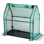 Mini Greenhouse with PE Cover, Indoor Outdoor Plant Gardening Green House for Garden Backyard, 36*18*33in, Green - Image 18