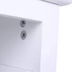 Oid Code 48714449/34800355 2pcs Country Style Two-Tier Night Tables Large Size White - Image 19