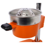 Cast Iron Citrus Juicer , Extra-Large Commercial Grade Manual Hand Press , Heavy Duty Countertop Squeezer for Fresh Orange Juice ,orange color - Image 6