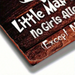 CIFbuy Vintage Little Man Cave No Girls Allowed Except Mom Metal Tin Sign 8x12 Inch Waterproof Rustproof 2D Flat Classic Wall Decor TikTok, TikTok, r Self-pickup Logiopics - Image 6